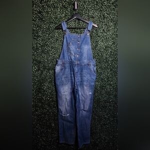 Forever 21 Blue Denim Jumpsuit